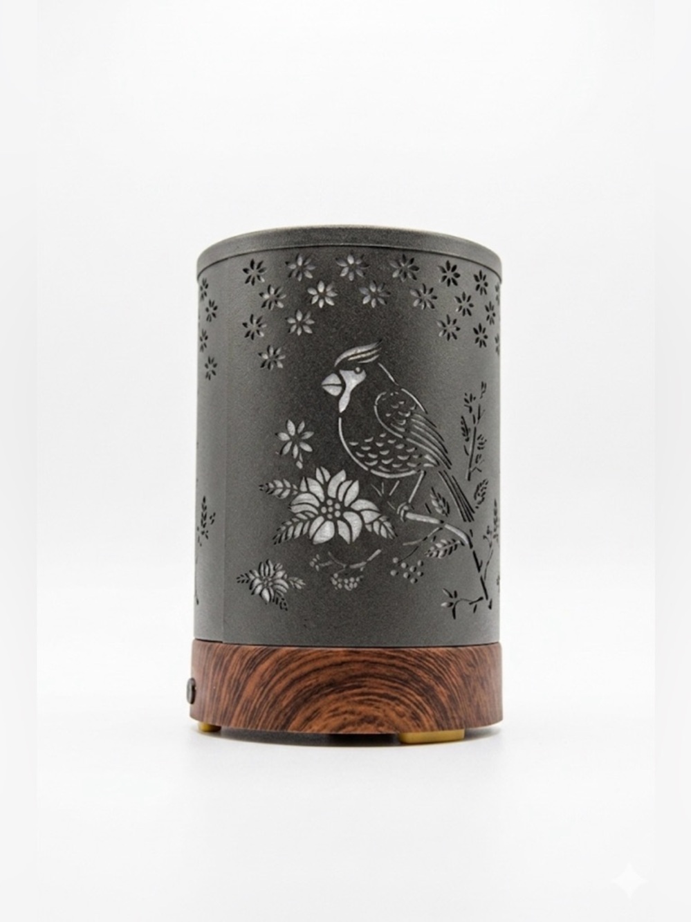 Red Bird Essential Oil Diffuser with Wood Base